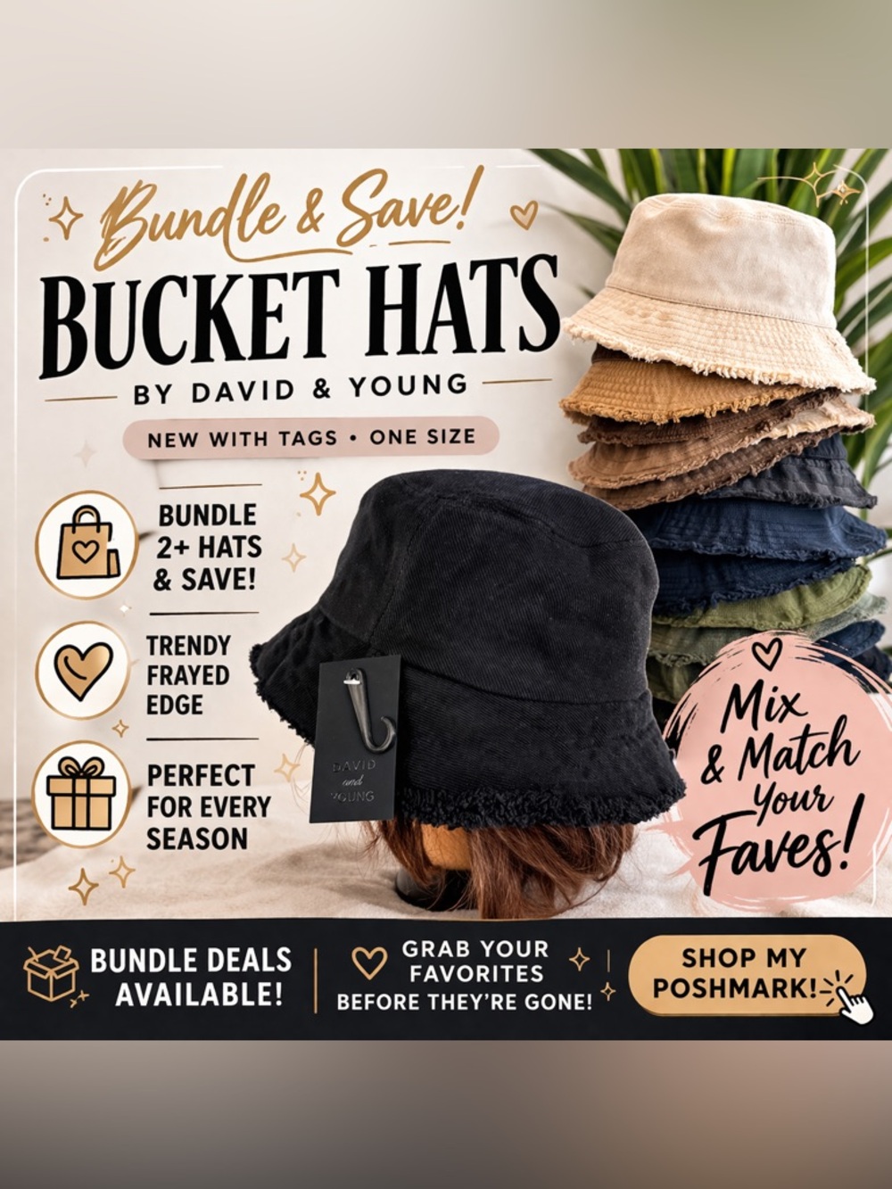Stylish Unisex Bucket Hats Bundle 🧢🔥 Streetwear | Summer Ready | Make Offer!